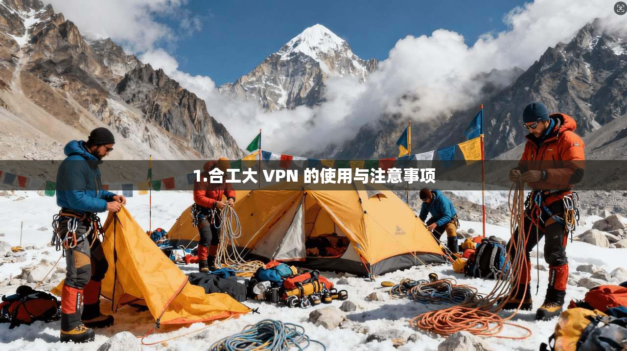 1.合工大 VPN 的使用与注意事项