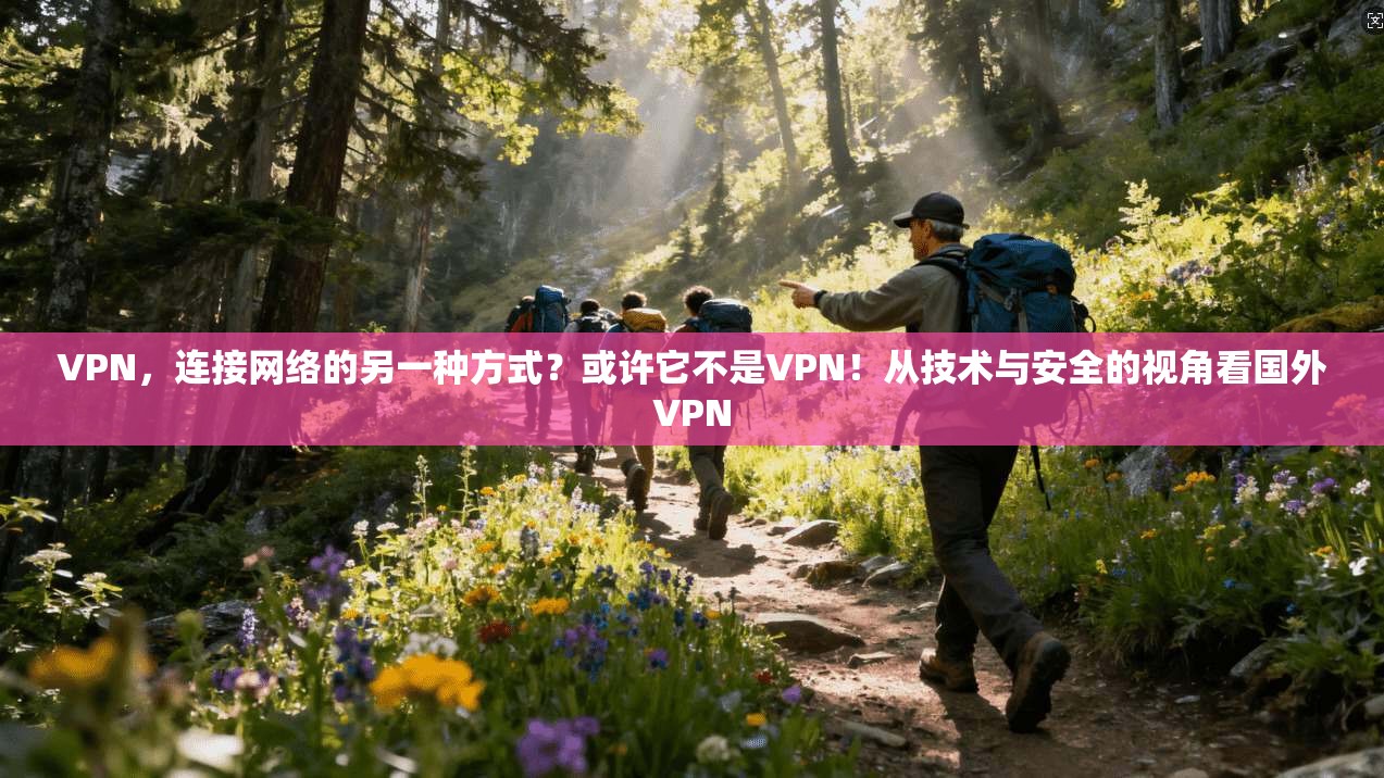 VPN，连接网络的另一种方式？或许它不是VPN！从技术与安全的视角看国外VPN