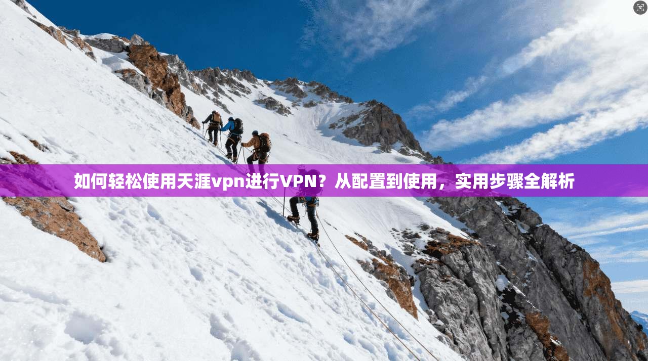 如何轻松使用天涯vpn进行VPN？从配置到使用，实用步骤全解析