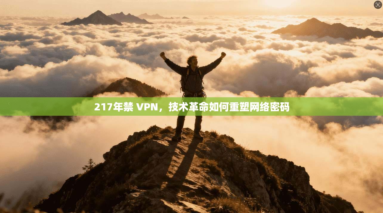 217年禁 VPN，技术革命如何重塑网络密码