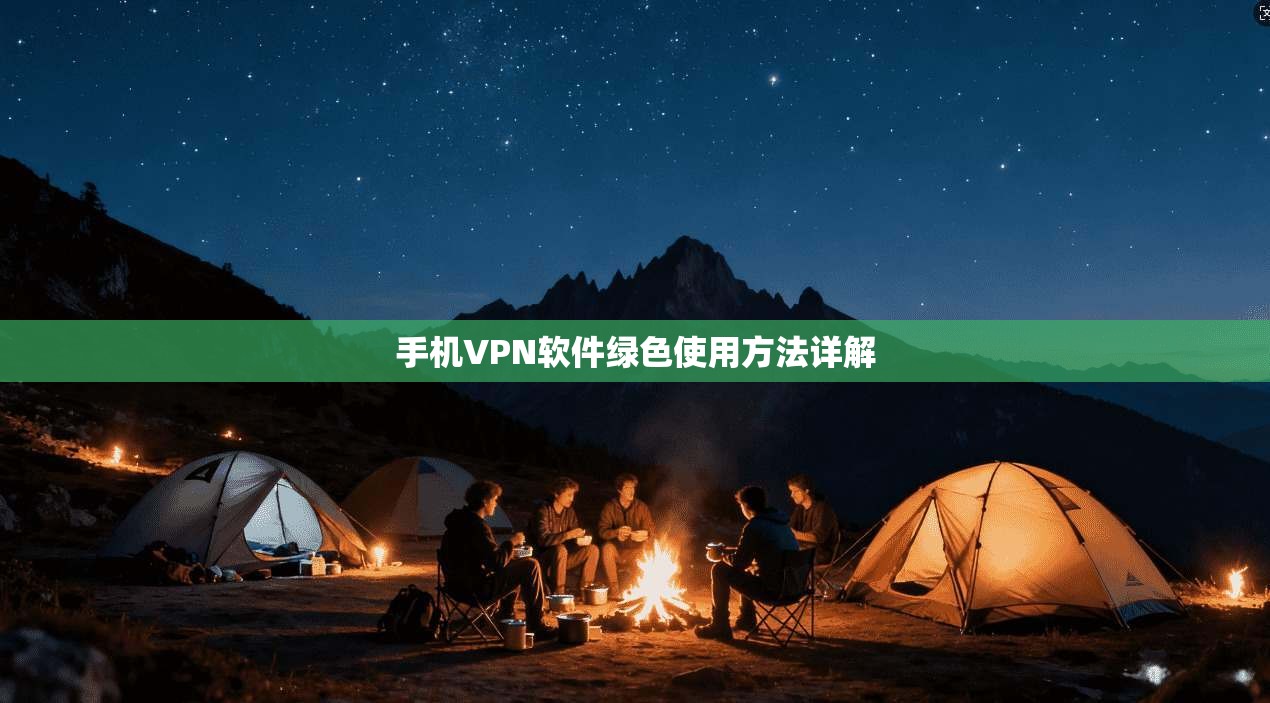 手机VPN软件绿色使用方法详解