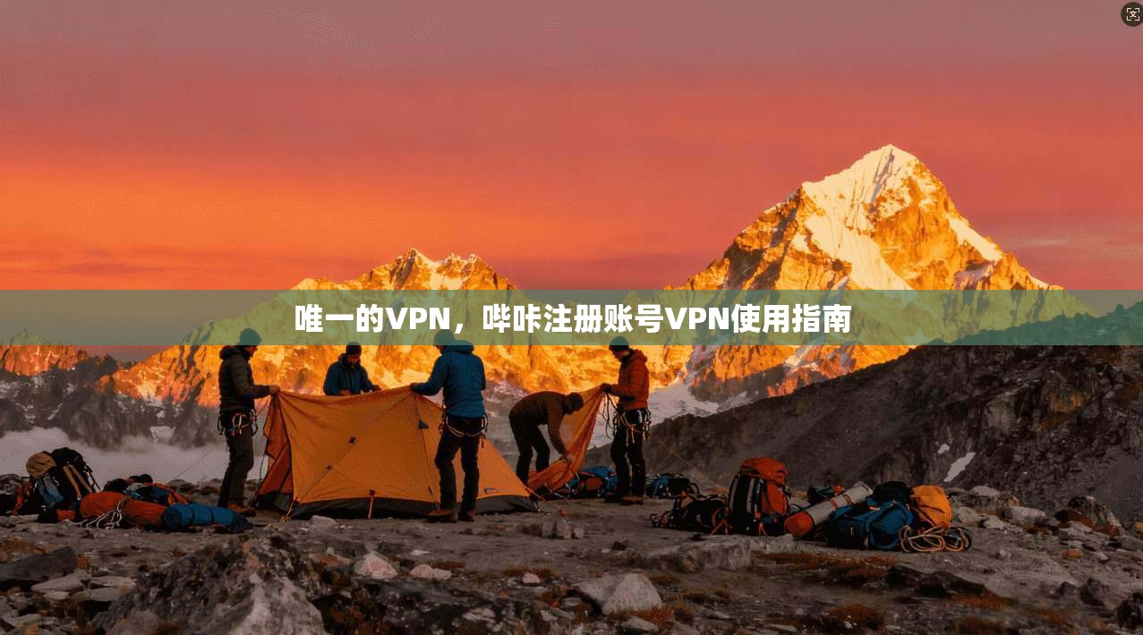 唯一的VPN，哔咔注册账号VPN使用指南