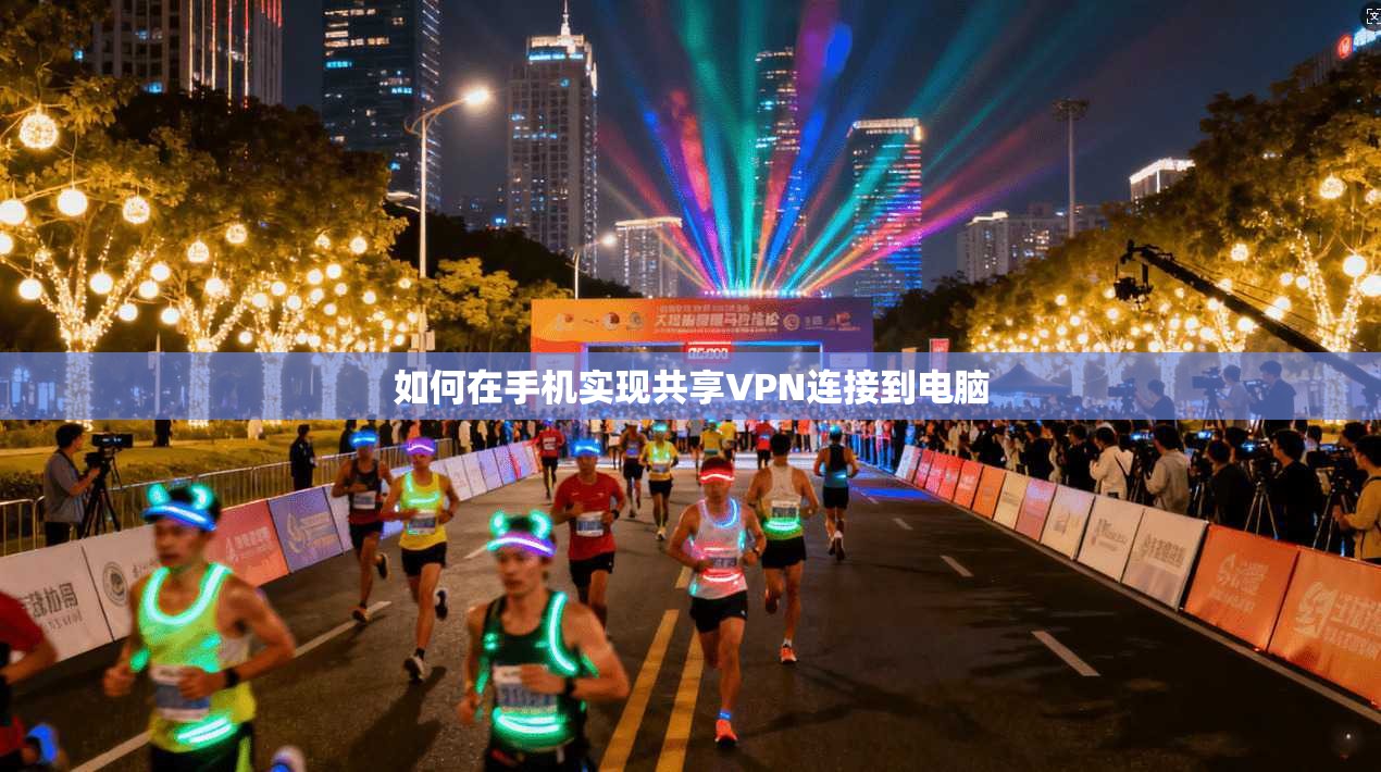 如何在手机实现共享VPN连接到电脑