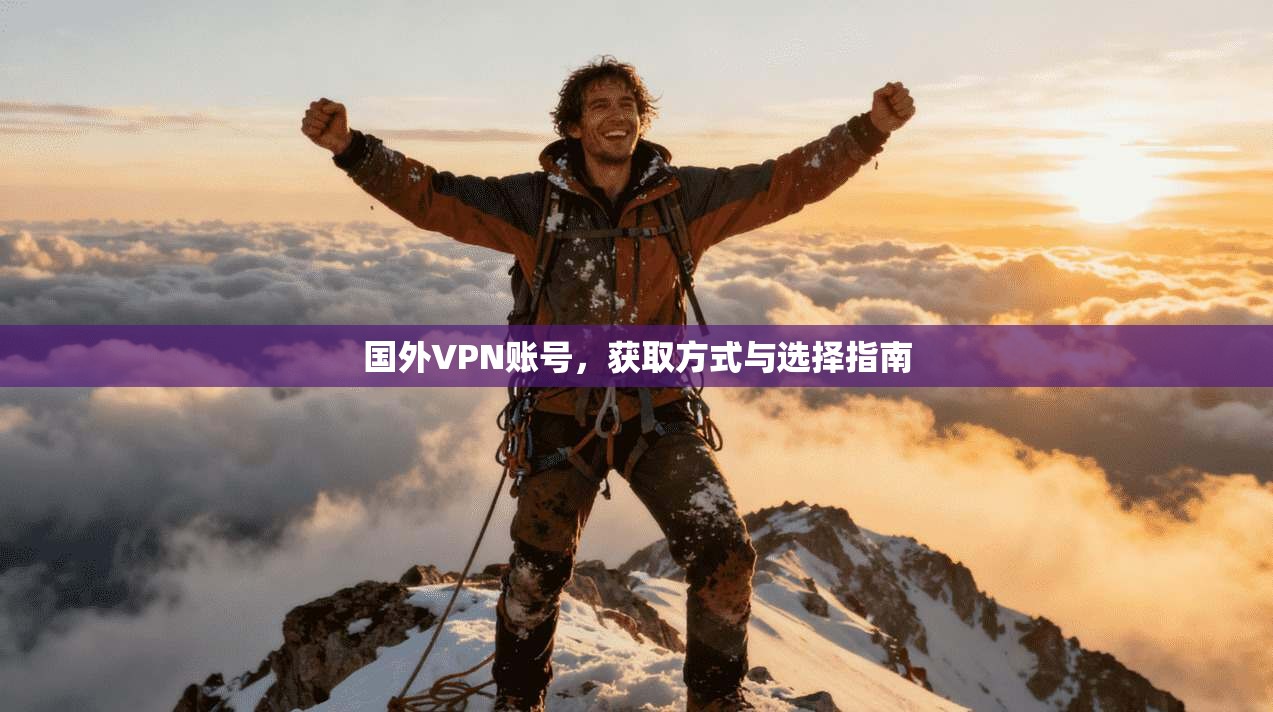 国外VPN账号,获取方式与选择指南