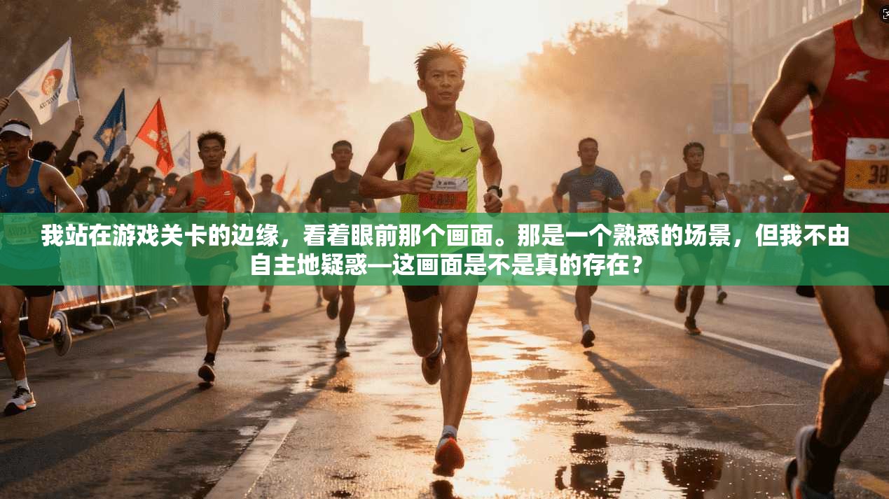 我站在游戏关卡的边缘，看着眼前那个画面。那是一个熟悉的场景，但我不由自主地疑惑—这画面是不是真的存在？