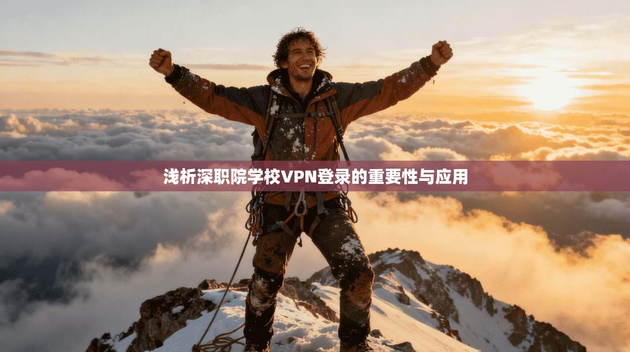 浅析深职院学校VPN登录的重要性与应用