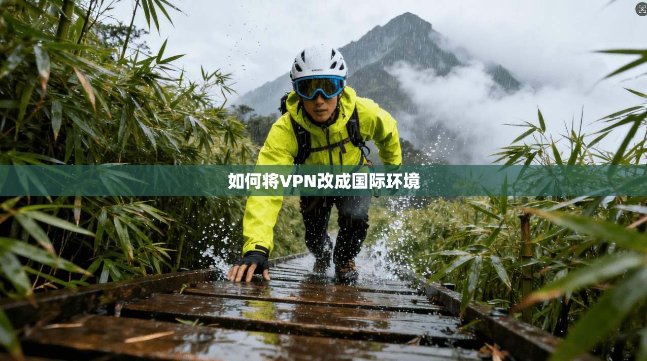 如何将VPN改成国际环境