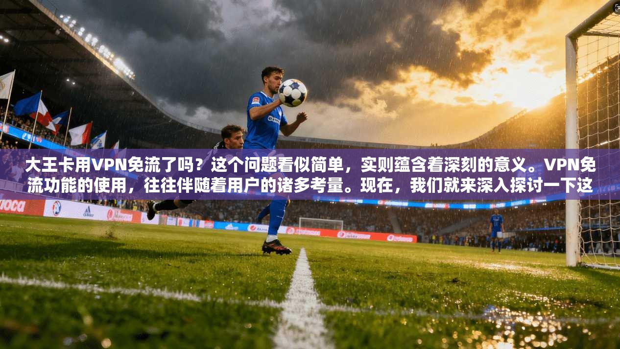 大王卡用VPN免流了吗？这个问题看似简单，实则蕴含着深刻的意义。VPN免流功能的使用，往往伴随着用户的诸多考量。现在，我们就来深入探讨一下这个问题